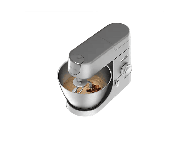KENWOOD CHEF KVC3100S — Robot amasador, 1000 W, Plata, 4,6 l, vista 3