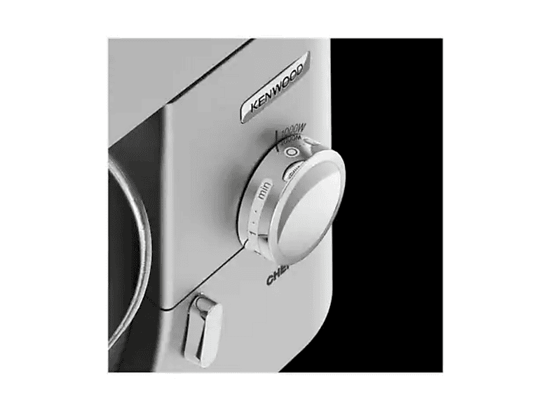 KENWOOD CHEF KVC3100S — Robot amasador, 1000 W, Plata, 4,6 l, vista 5