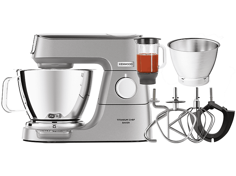 KENWOOD KVC85.124SI — Robot amasador, 1200 W, Gris, 5 l