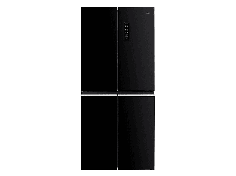 SVAN S418800ENFN — Frigorífico americano, Altura 180 cm, Negro, No Frost, 125 Litros