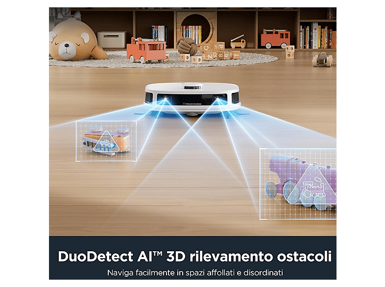 EUREKA J12 Ultra-EU-VD — Robot aspirador, 65 W, Negro, Depósito 3 l, Autonomía 2 h y 30 min, vista 2