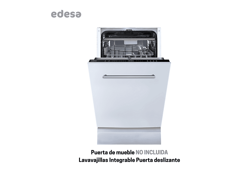EDESA EDB-4711-I SL — Lavavajillas de libre instalación 45 cm, 10 servicios, 7 programas, 44,8 cm, blanco, vista 3