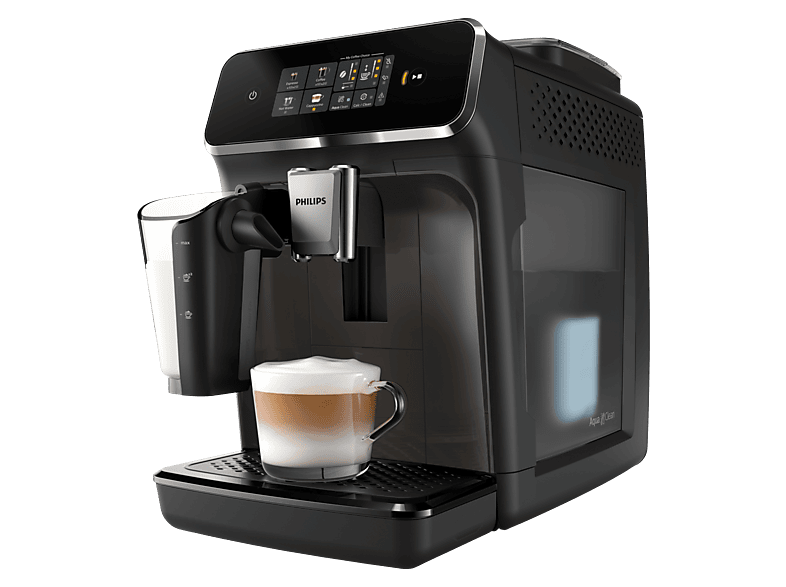 PHILIPS EP2334/10 — Cafetera automática, 1500 W, Negro, 15,0 bar, 2,0 tazas