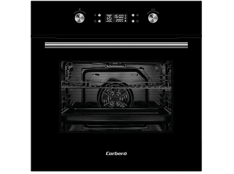 CORBERO CCHMP1033N — Horno multifunción, 57,5 cm, Negro, 70 l
