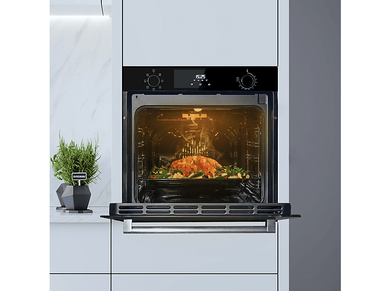 CECOTEC Bolero Hexa M226000 Glass Black A — Horno multifunción, 57,9 cm, Negro, Libre instalación, 72 l, vista 6