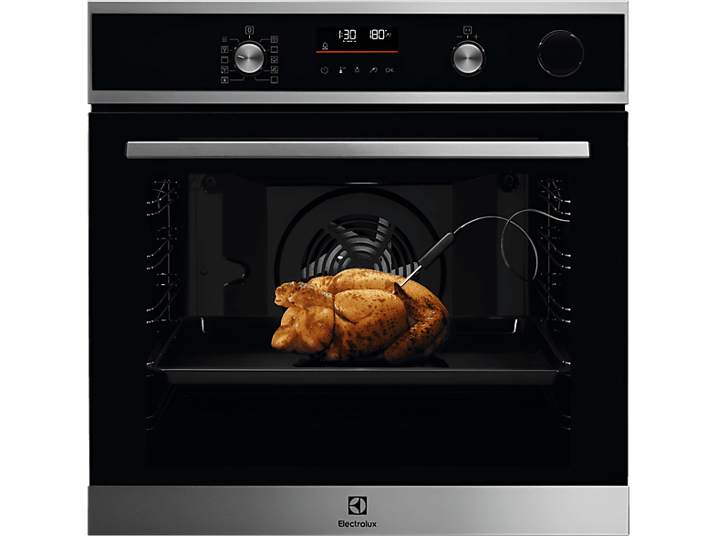 ELECTROLUX COP846X1 — Horno multifunción, Integrable, Pirolítico, 596 mm, Negro