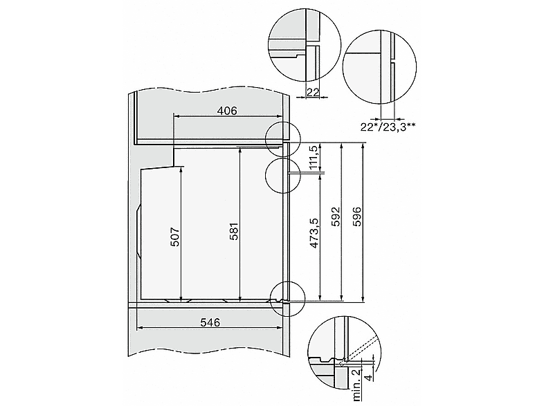 MIELE H 7164 B EDST/CLST — Horno, Multifunción, 59.5 cm, Inox, CleanSteel, vista 3