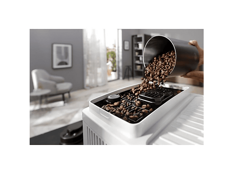 DELONGHI Magnifica ECAM220.21.WW — Cafetera superautomática, 1450 W, Blanco, 15 bar, 2 tazas, vista 4