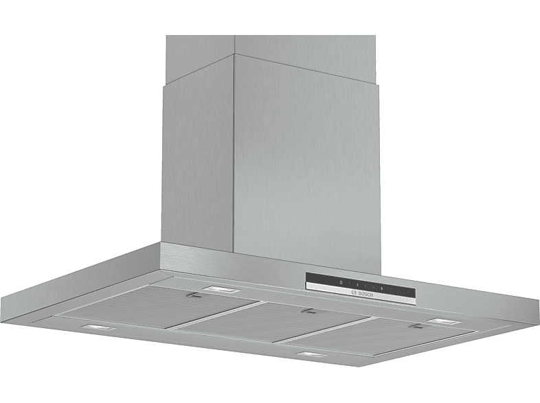 BOSCH DIB97IM50 — Campana de isla, 754 m³/h, 4 velocidades, 90 cm, Inox