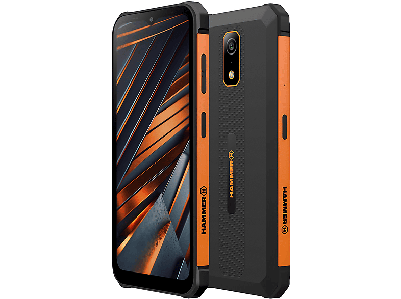 HAMMER Iron Va 4G — Smartphone, Naranja, 256 GB, 4 GB RAM, 6500 mAh