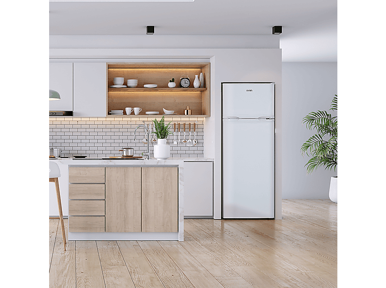 SVAN SF145501E — Frigorífico dos puertas, Cíclico, Altura 1430 mm, Blanco, Capacidad 206 l, vista 5