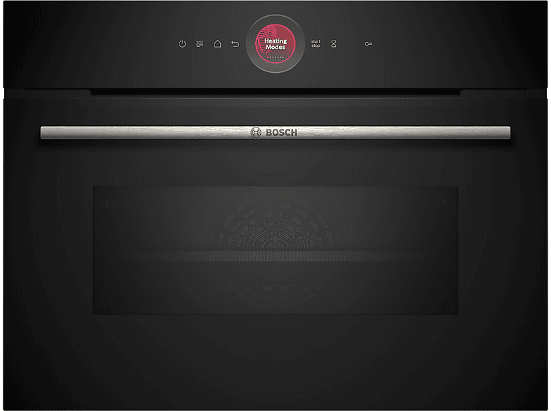 BOSCH CMG7241B1 — Horno compacto, Integrable, Hidrolítica, 59,4 cm, Negro