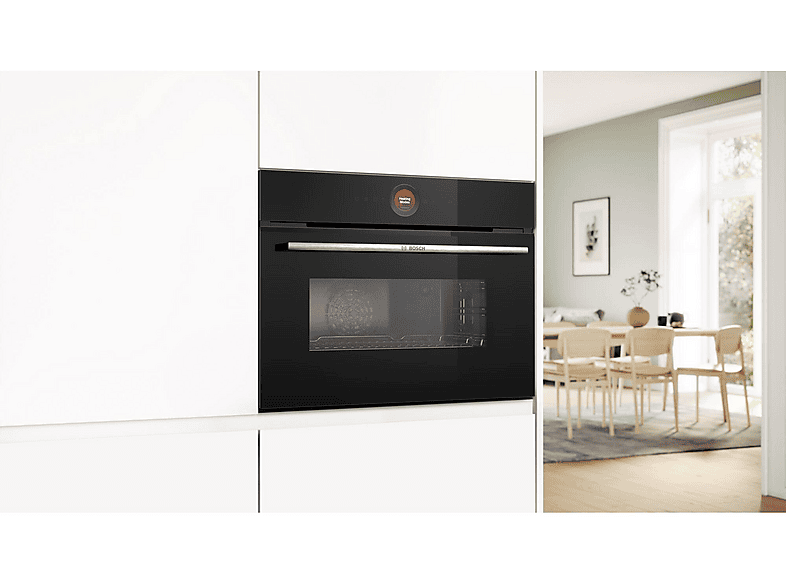 BOSCH CMG7241B1 — Horno compacto, Integrable, Hidrolítica, 59,4 cm, Negro, vista 3