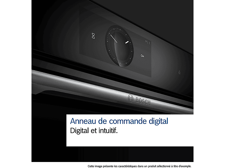 BOSCH CMG7241B1 — Horno compacto, Integrable, Hidrolítica, 59,4 cm, Negro, vista 4