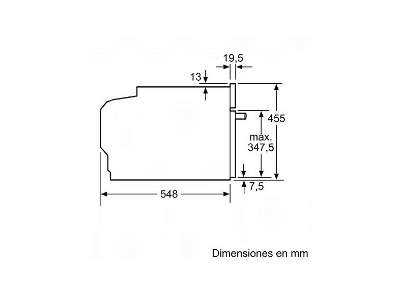BOSCH CMG7241B1 — Horno compacto, Integrable, Hidrolítica, 59,4 cm, Negro, vista 7