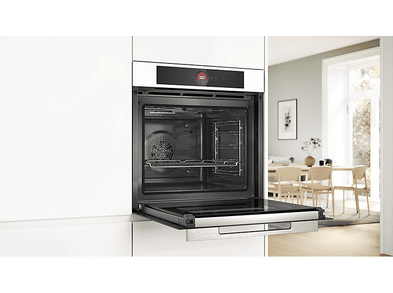 BOSCH HBG7741W1 — Horno multifunción, Integrable, 548 mm, Blanco, 71 l, vista 4