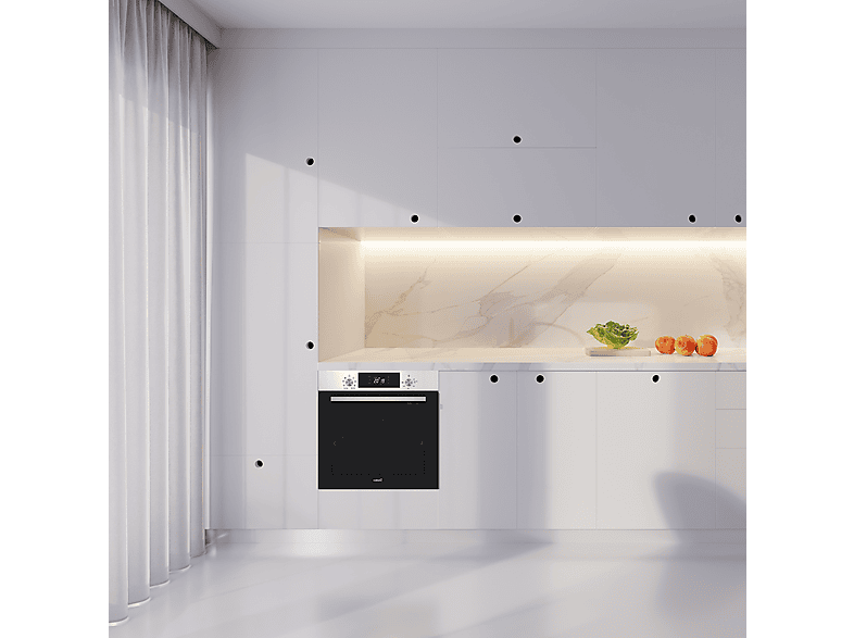 CATA MDS 8008 X — Horno multifunción, Integrable, 59,5 cm, 80 l, Acero inoxidable, vista 4