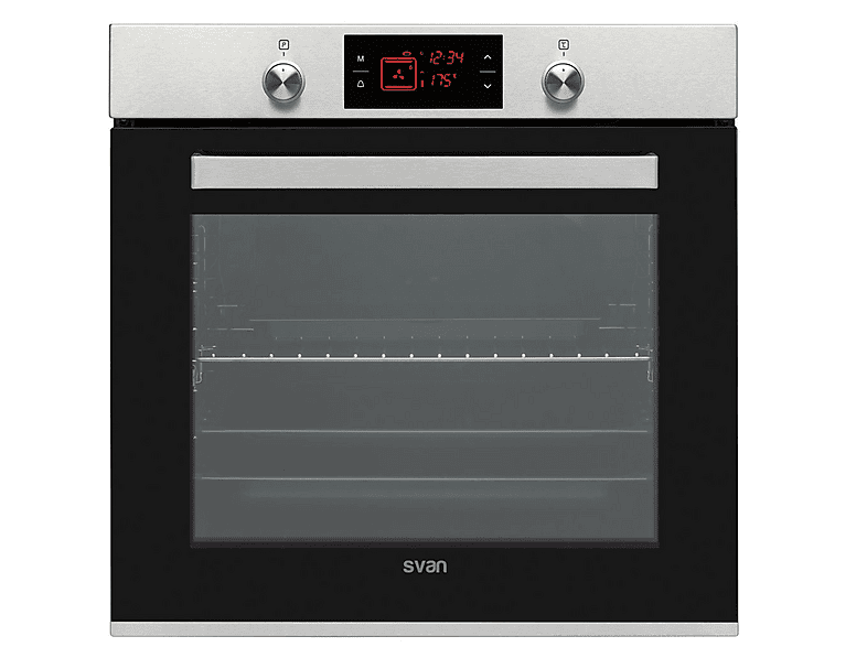 SVAN SVH375X — Horno multifunción, Integrable, 595 mm, Inox, 78 l, vista 2
