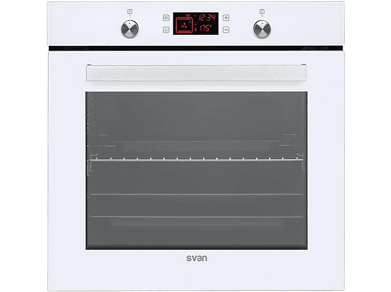 SVAN SVH375B — Horno multifunción, Independiente, 59,5 cm, Blanco, 78 l