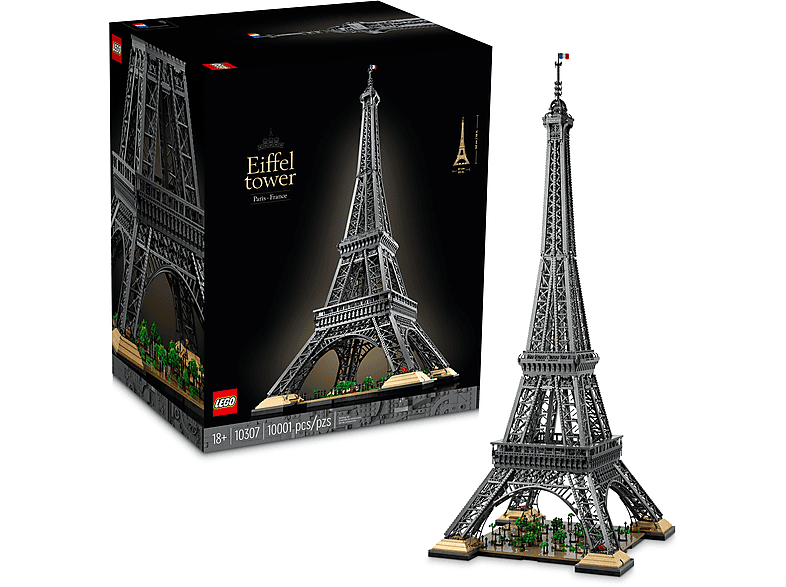 LEGO ICONS Eiffel tower 10307 — Juego de construcción, edad recomendada: 18 año(s), 10001 piezas