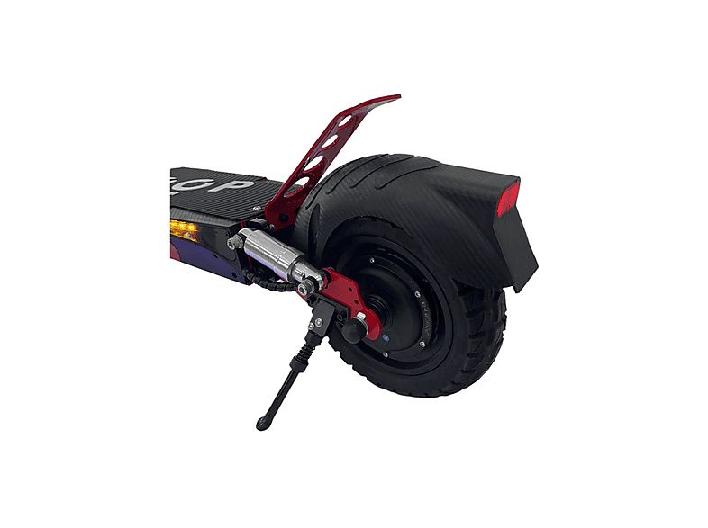 ECOXTREM BOOP Homologado DGT — Patinete Eléctrico, Pot. máx. 800 W, Carga máx. 120 kg, 13000 mAh, Rojo, vista 3