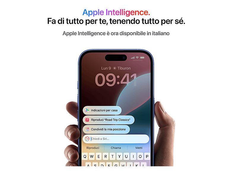 APPLE iPhone 16 Plus — Smartphone, Azul, 128 GB, 8 GB RAM, 3998 mAh, vista 6