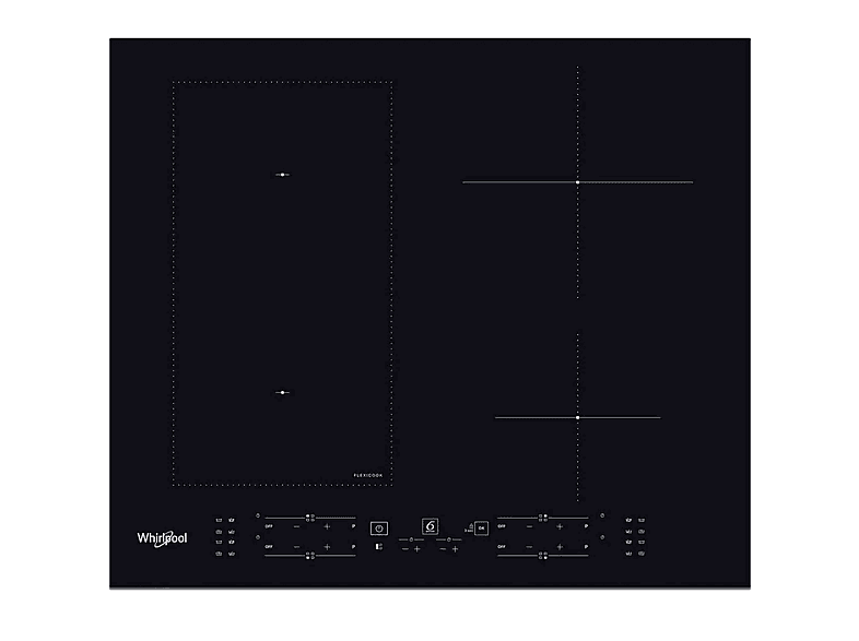 WHIRLPOOL 8003437238178 — Placa de inducción, 590 mm, Black, 4 zona(s) zonas, vista 2