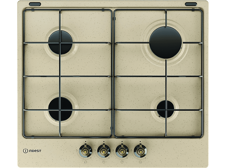 INDESIT 869991660940 — Placa de gas, 580 mm, Avena, 4 zone(s) zonas