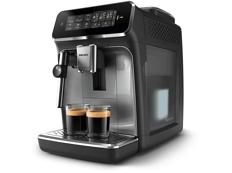 PHILIPS EP3329/70 — Cafetera automática, 1500 W, Negro, 15 bar, 2 tazas