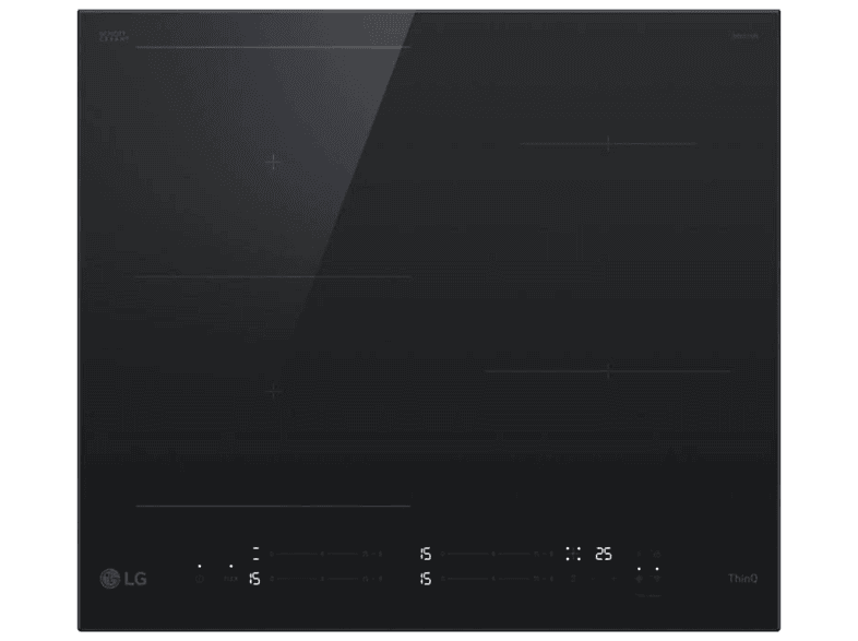 LG CI7Z2437BA — Placa de inducción, 590 mm, Negro, 4 zone(s) zonas