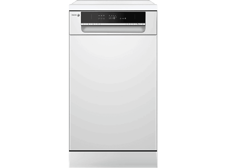 FAGOR 4LVF-421 — Lavavajillas libre instalación 45 cm, 10 servicios, 6 programas, 44,8 cm, Blanco