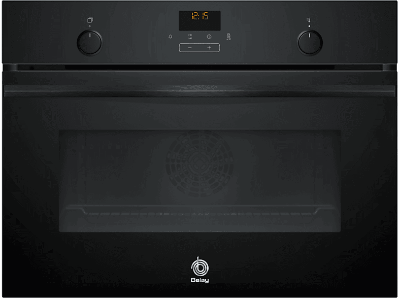 BALAY 3CB5159N3 — Horno compacto, Integrable, 59,4 cm, 47 l, Cristal Negro