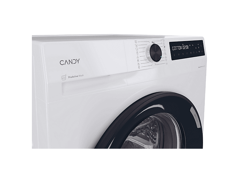 CANDY BR 48B6-S — Lavadora carga frontal, 8 kg, 16 programas, Blanco, 1400 rpm, vista 5