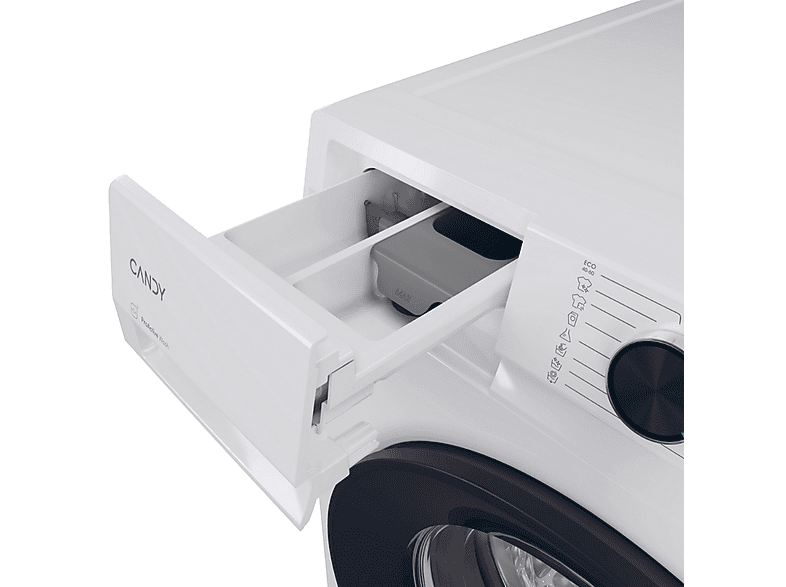 CANDY BR 48B6-S — Lavadora carga frontal, 8 kg, 16 programas, Blanco, 1400 rpm, vista 6