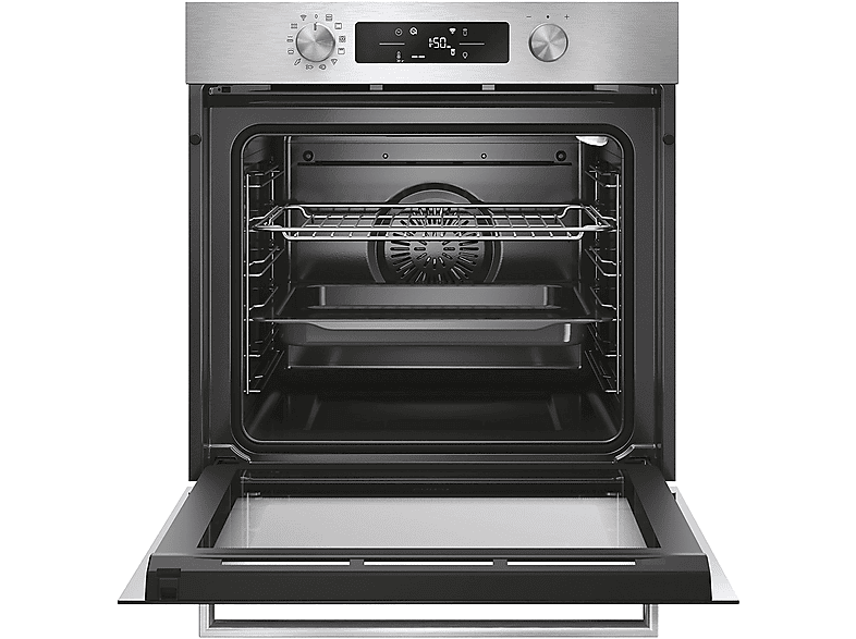 CANDY CA6 N3B3HTX — Horno eléctrico, Hidrolítica, 595 mm, 78 l, Acero inoxidable / Negro, vista 2