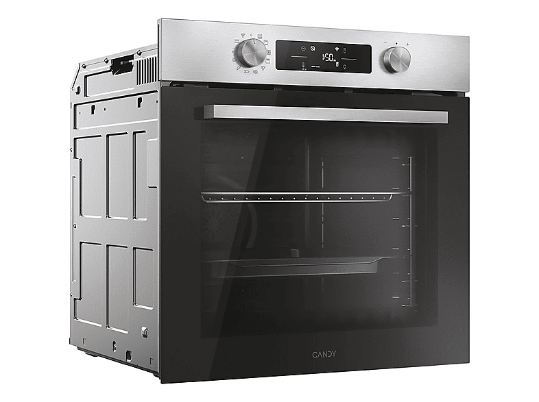 CANDY CA6 N3B3HTX — Horno eléctrico, Hidrolítica, 595 mm, 78 l, Acero inoxidable / Negro, vista 4