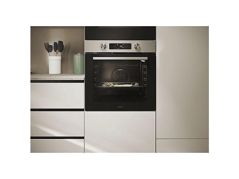 CANDY CA6 N3B3HTX — Horno eléctrico, Hidrolítica, 595 mm, 78 l, Acero inoxidable / Negro, vista 6