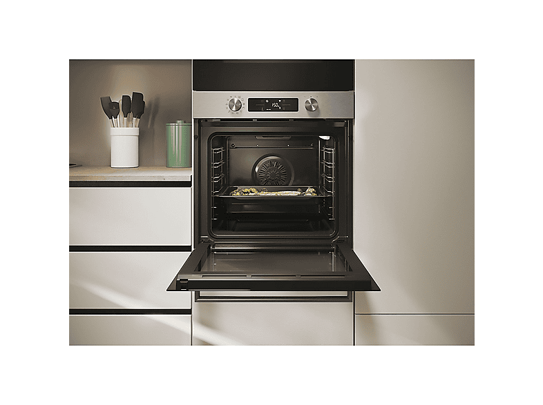 CANDY CA6 N3B3HTX — Horno eléctrico, Hidrolítica, 595 mm, 78 l, Acero inoxidable / Negro, vista 7
