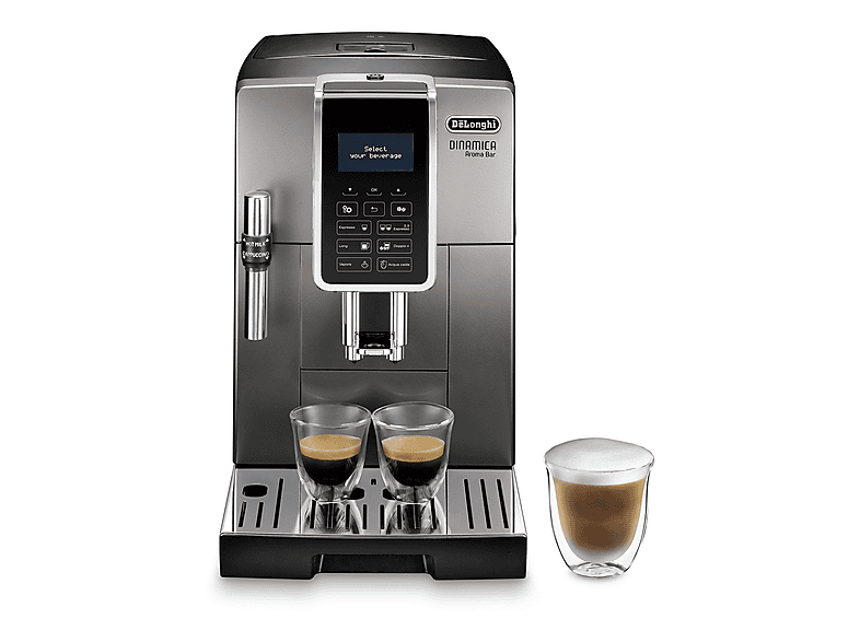 DELONGHI 0132220038 — Cafetera automática, 1450 W, Gris, 15 bar, 2 tazas