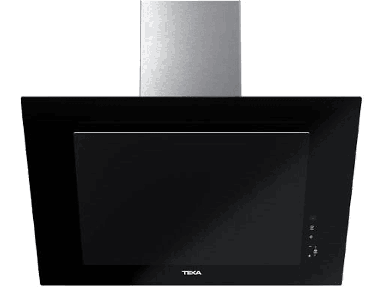 TEKA DVT 78660 TBS — Campana decorativa, 584 m³/h, 70 cm, Negro, 3 Velocidades + turbo