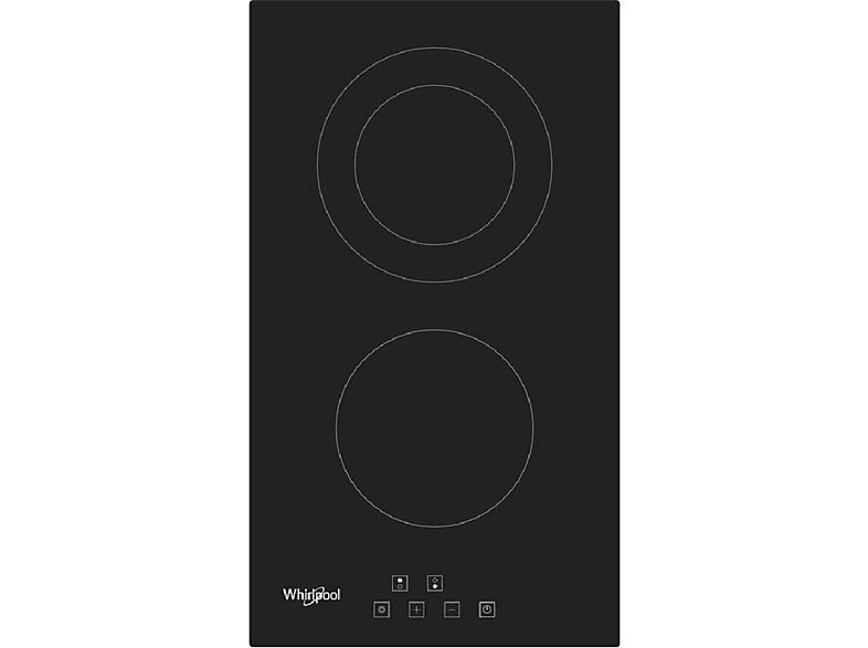 WHIRLPOOL WRD 6030 B — Placa de inducción, 300 mm, Black, 2 zona(s) zonas
