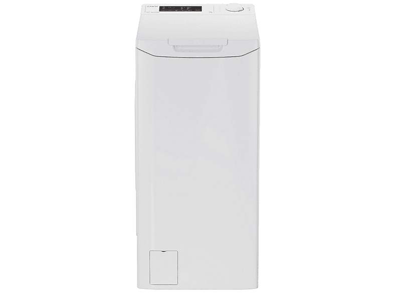 CANDY TCA473D3-S — Lavadora carga superior, 7 kg, 17 programas, Blanco, 1400 rpm, vista 2