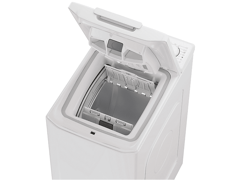 CANDY TCA473D3-S — Lavadora carga superior, 7 kg, 17 programas, Blanco, 1400 rpm, vista 6