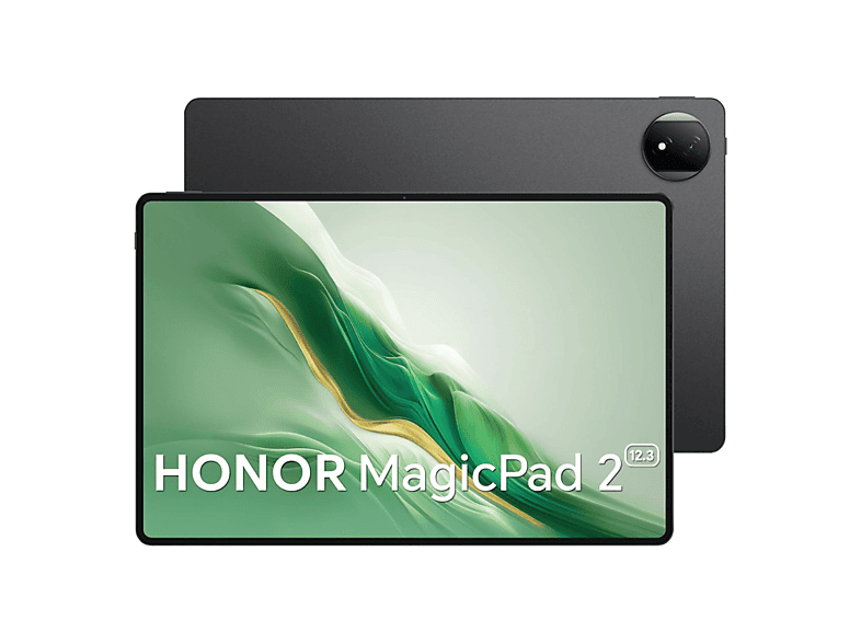 HONOR MAGICPAD2 12.3P/12GB RAM/256GB/WIFI/BLACK — Tablet, Negro, 12,3" OLED 4K, Qualcomm Snapdragon® 8s Gen 3, Tablet Android