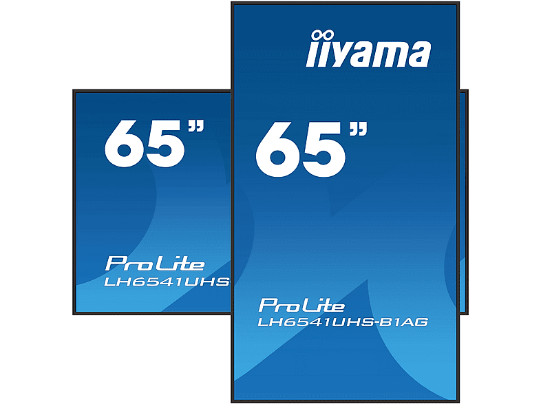 IIYAMA iiyama LH6541UHS-B1AG — Pantalla de señalización digital, Negro, UHD 4K, vista 4