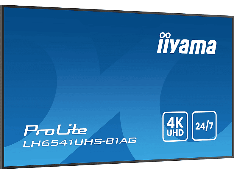 IIYAMA iiyama LH6541UHS-B1AG — Pantalla de señalización digital, Negro, UHD 4K, vista 7