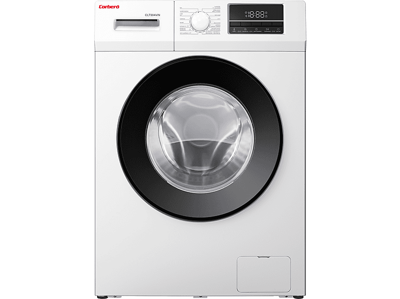 CORBERO CLT904VIN — Lavadora carga frontal, 9 kg, 16 programas, Blanco, 1400 rpm