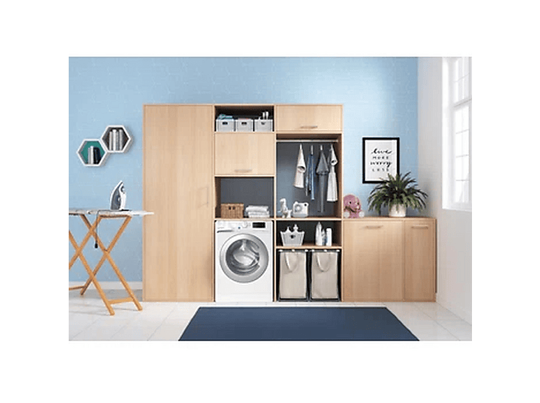 INDESIT BWE 101496X WSV SPT — Lavadora carga frontal, 10 kg, Blanco, 1400 rpm, vista 2