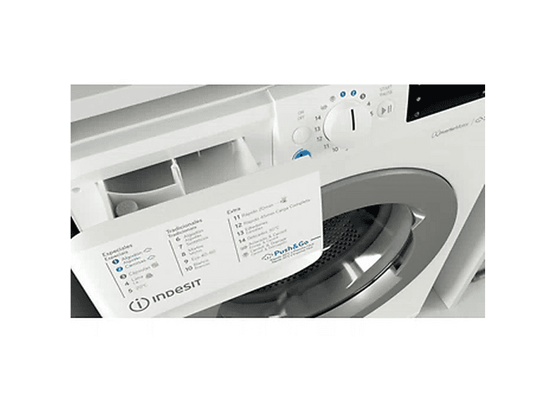 INDESIT BWE 81496X WSV SPT — Lavadora carga frontal, 8 kg, White, 1400 rpm, vista 3