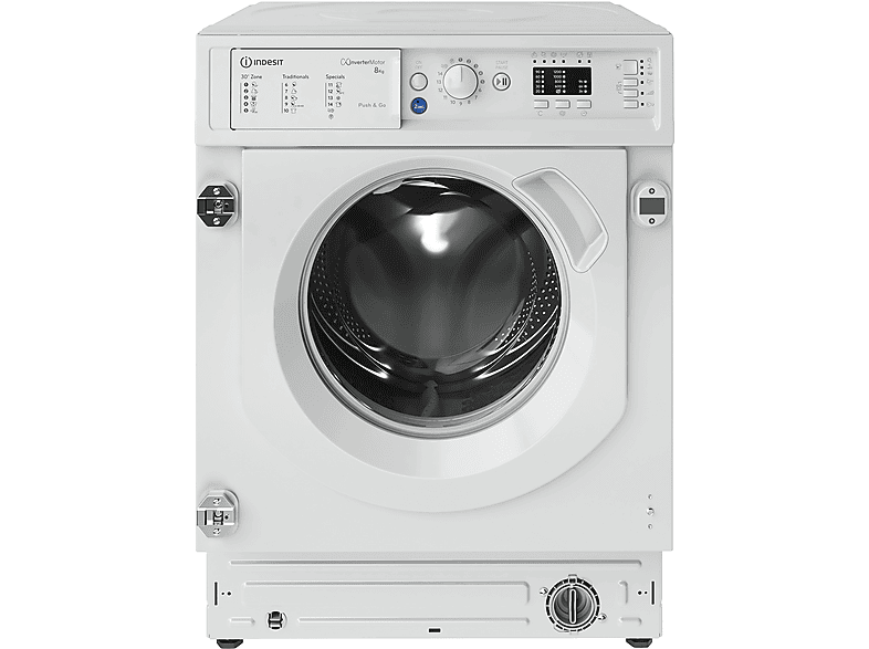 INDESIT BI WMIL 81285 EU — Lavadora integrable, 8 kg, 16 programas, Blanco